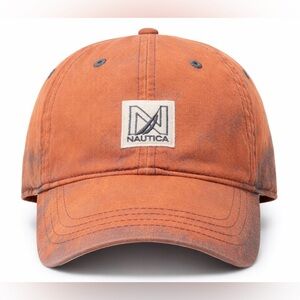 Nautica Acid Washed StrapBack Baseball Cap (Unisex)